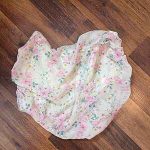 Fashion Nova Cream Polyester Fabric